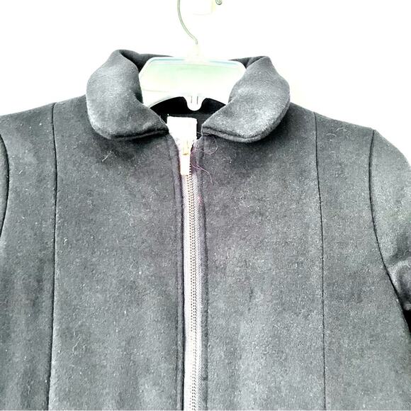 Carrement Beau girls designer navy wool blend pea coat size 10 - Picture 9 of 9